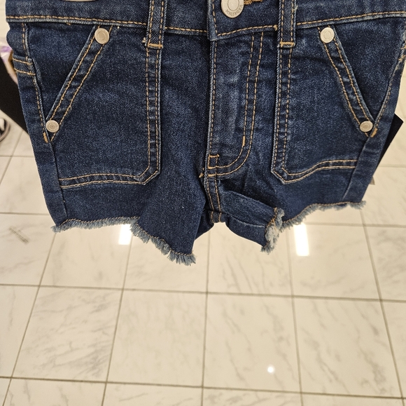Girl's Toddler Blue Jean Tommy Hilfiger Shorts - Picture 2 of 8
